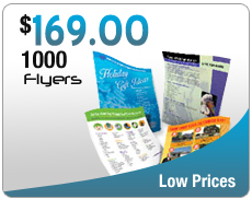 $169 for 1000 flyers