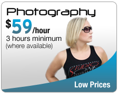 Photography $59/hour